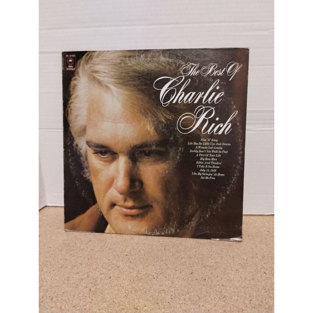 Charlie Rich-The Best of Charlie Rich Vinyl LP Epic-KE31933